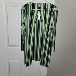 CHICO Green and navy Striped jacket